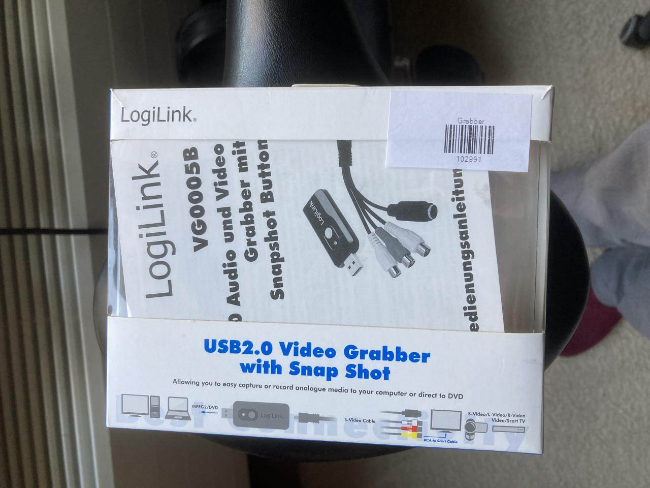 Video Grab hardware Logilink en Reflecta