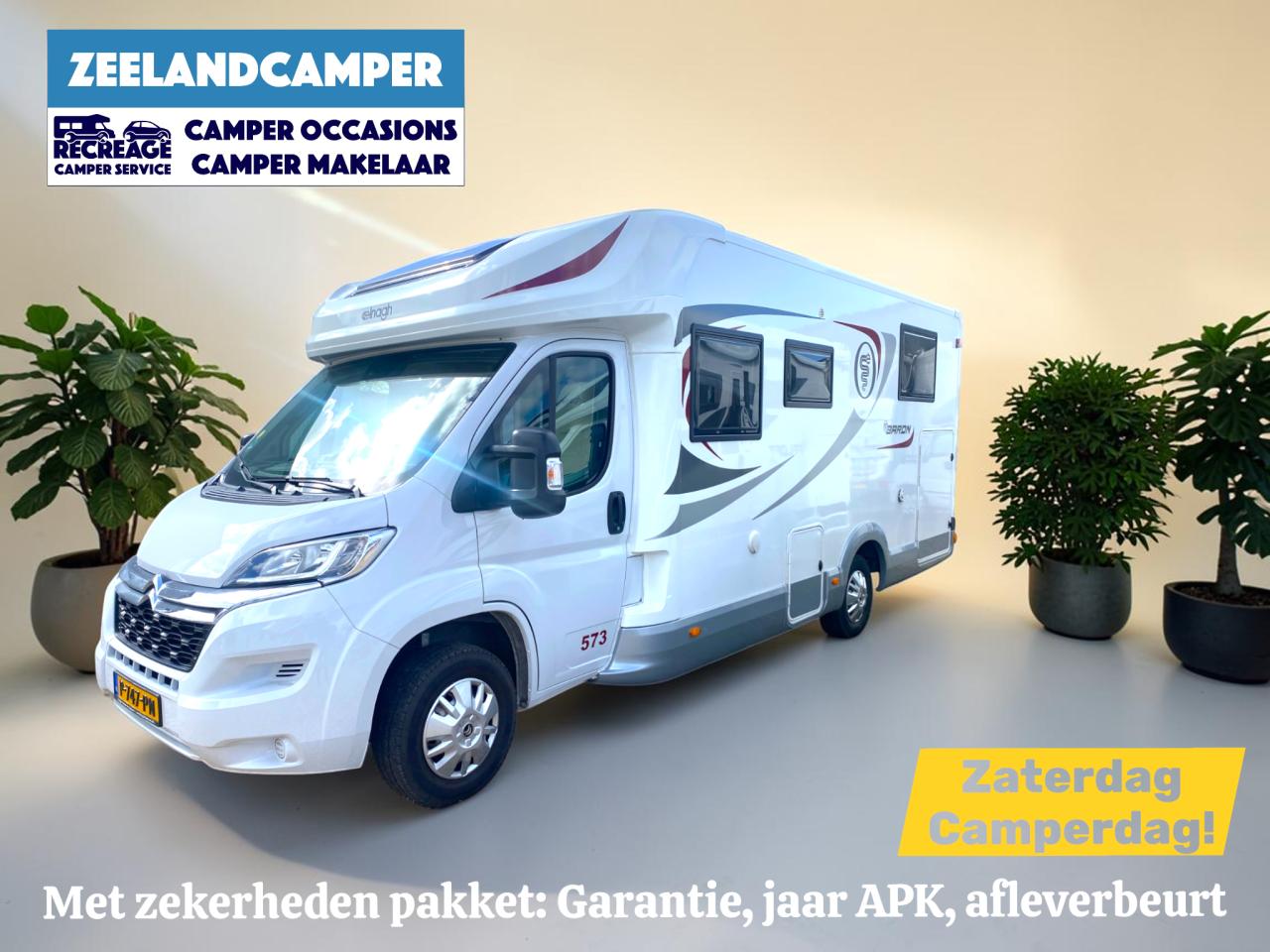 Elnagh Baron 573 - Half-integraal camper. 12 maanden garantie!