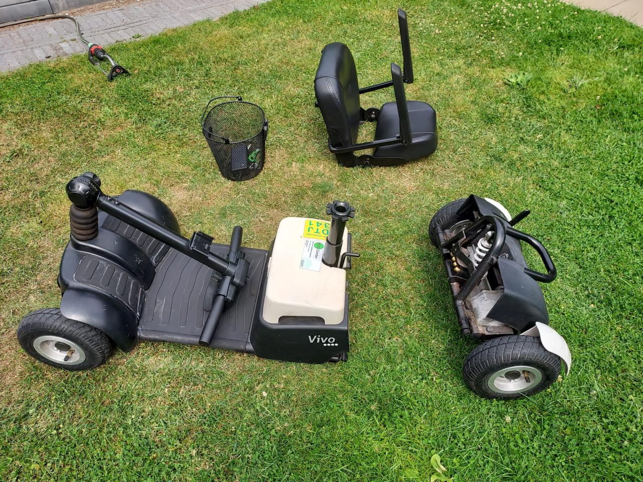 Demontabele scootmobiel te koop.