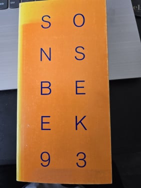 Boekje: Sonsbeek 93 incl. origineel entreekaartje