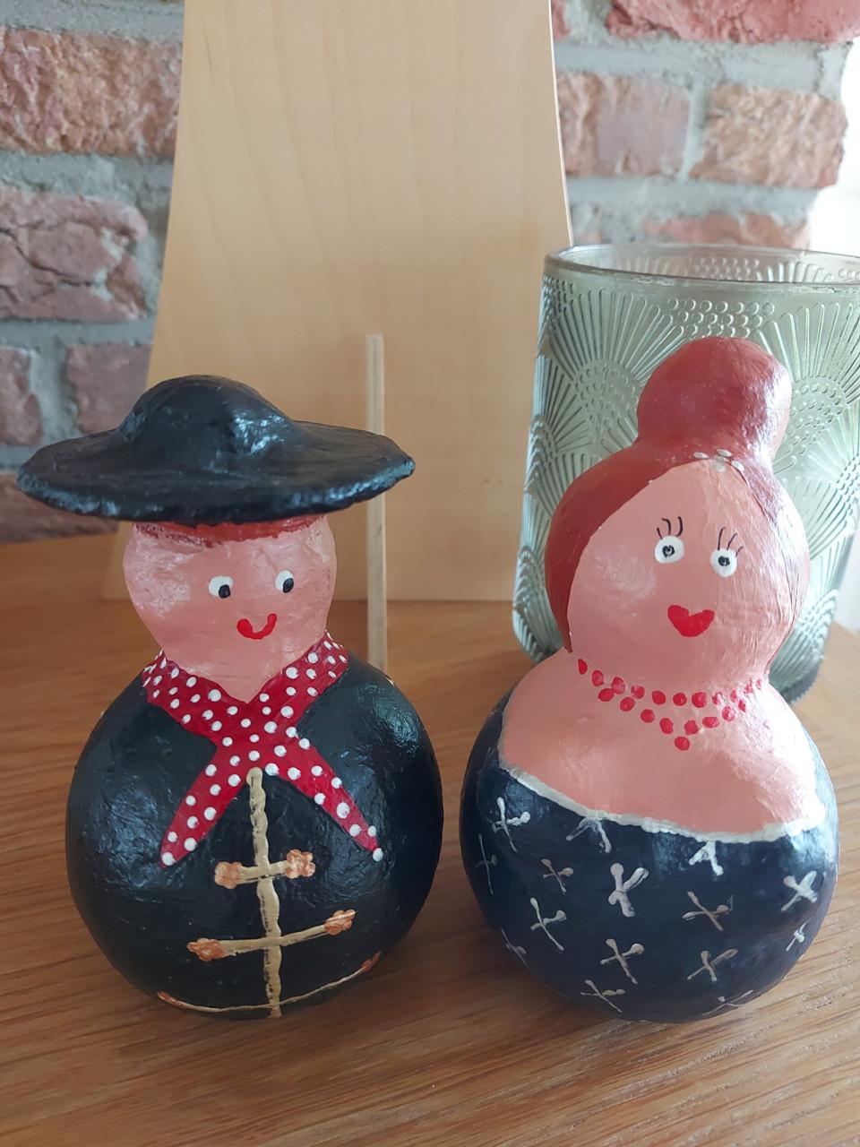 Zeeuws stel beeldjes (man + vrouw | handgemaakt)
