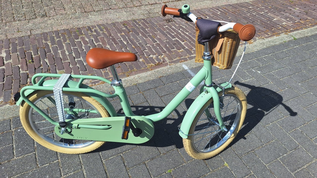 Puky Steel, retro groen 18 inch