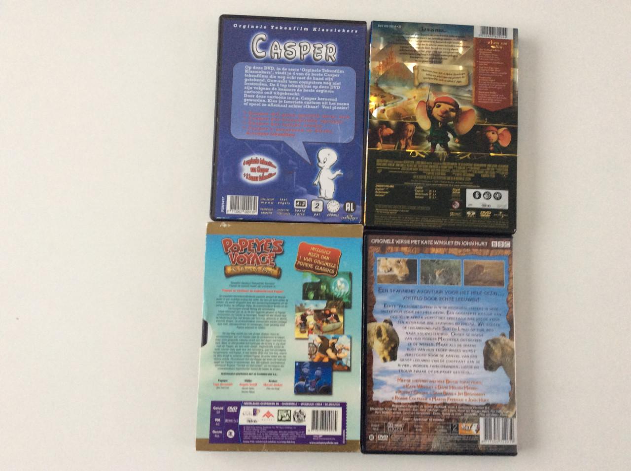 Veel verschillende DVD’s.