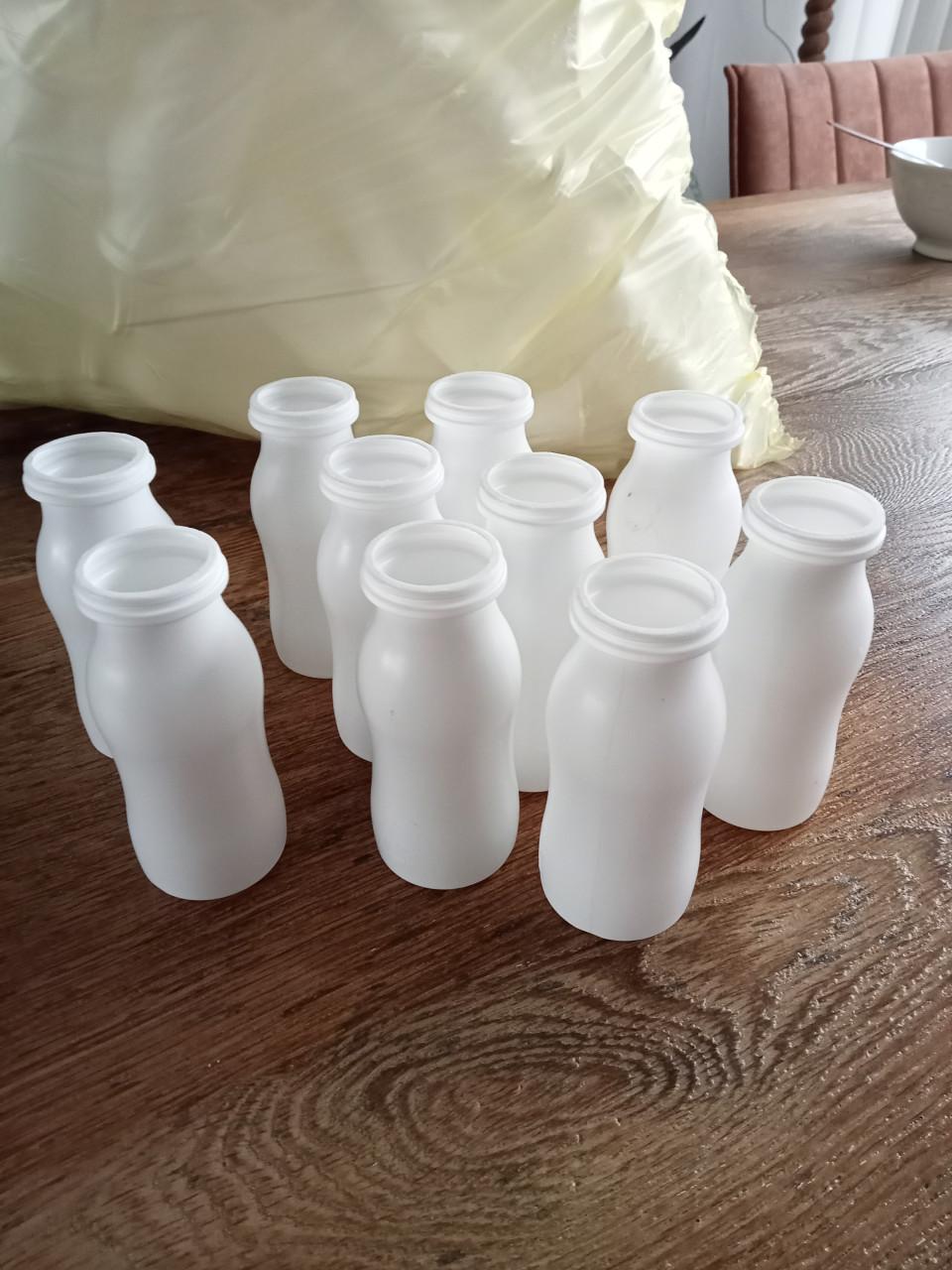 Lege probiotica flesjes knutsel materiaal