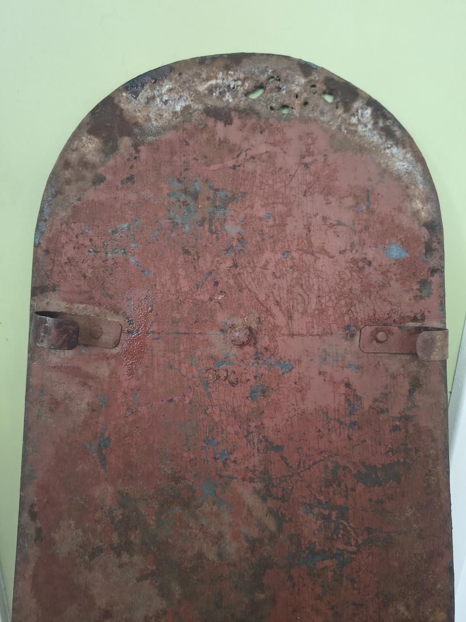 Uniek gietijzeren haardplaat, historische plaat kachel, 6945