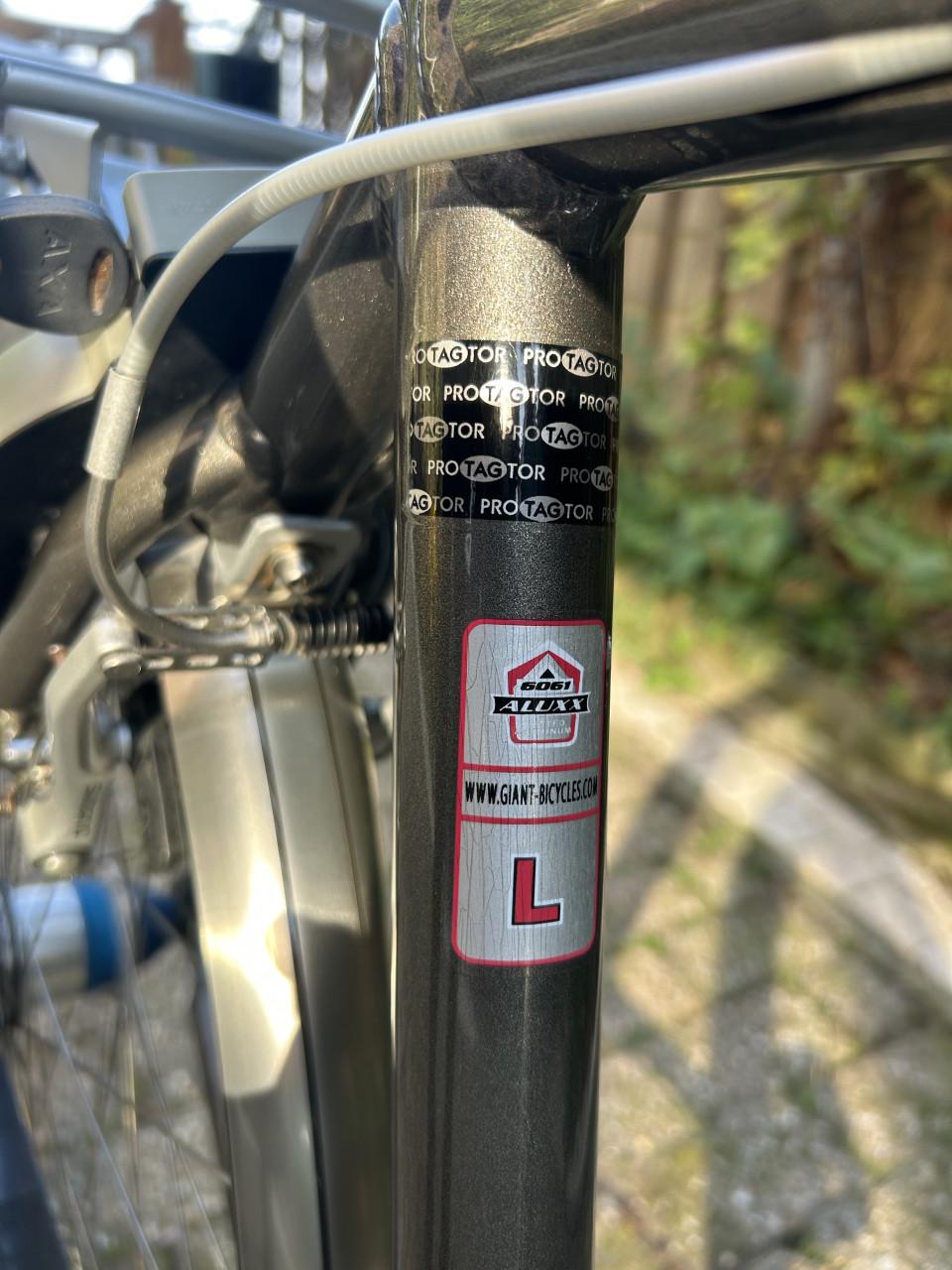 Herenfiets Giant Custom Dual Drive versnellingen. Veel nieuwe onderdelen.