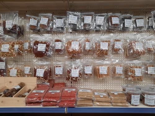Grote keuze uit allerlei hondensnacks