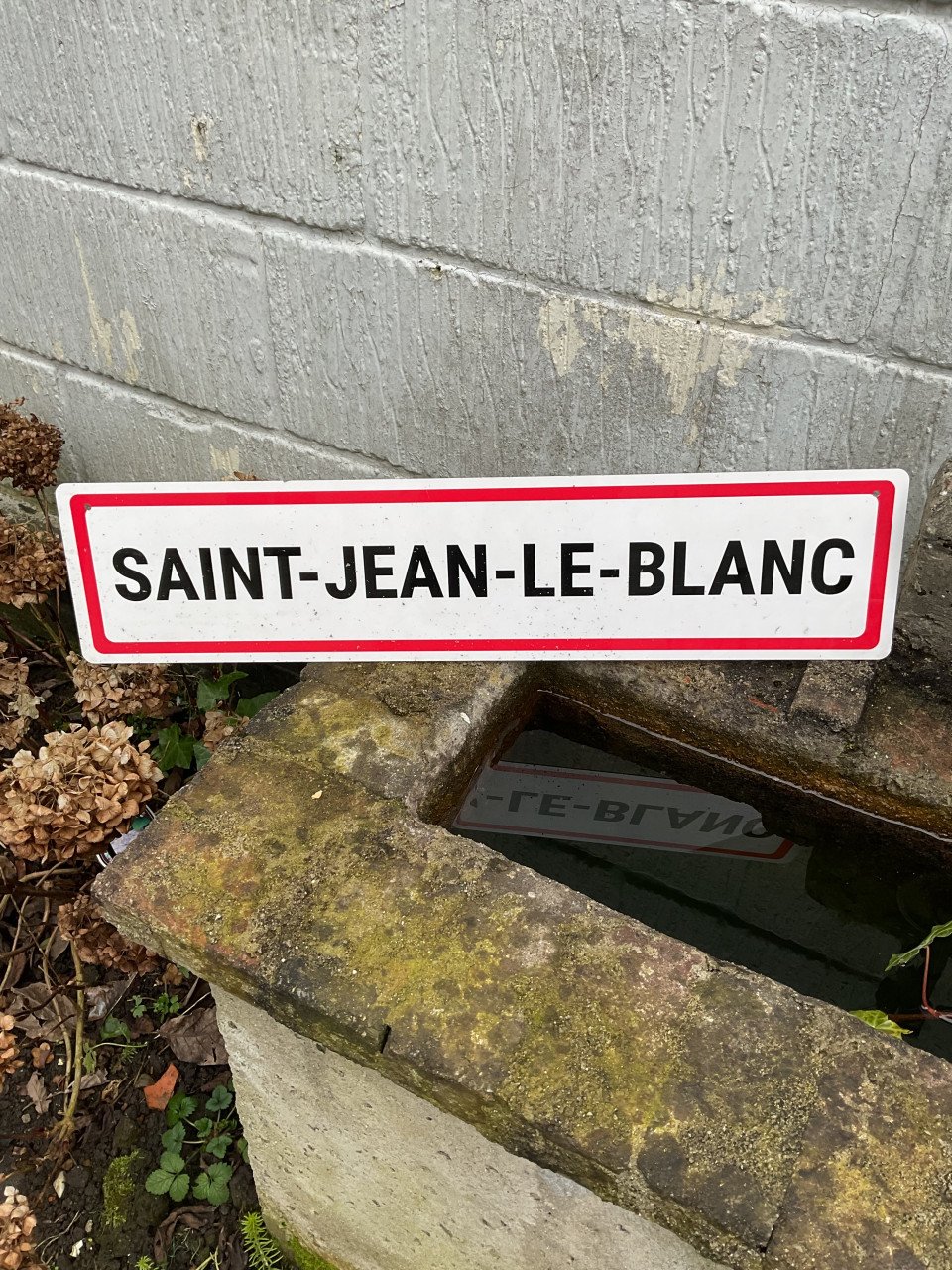 Plaatsnaambord uit Frankrijk