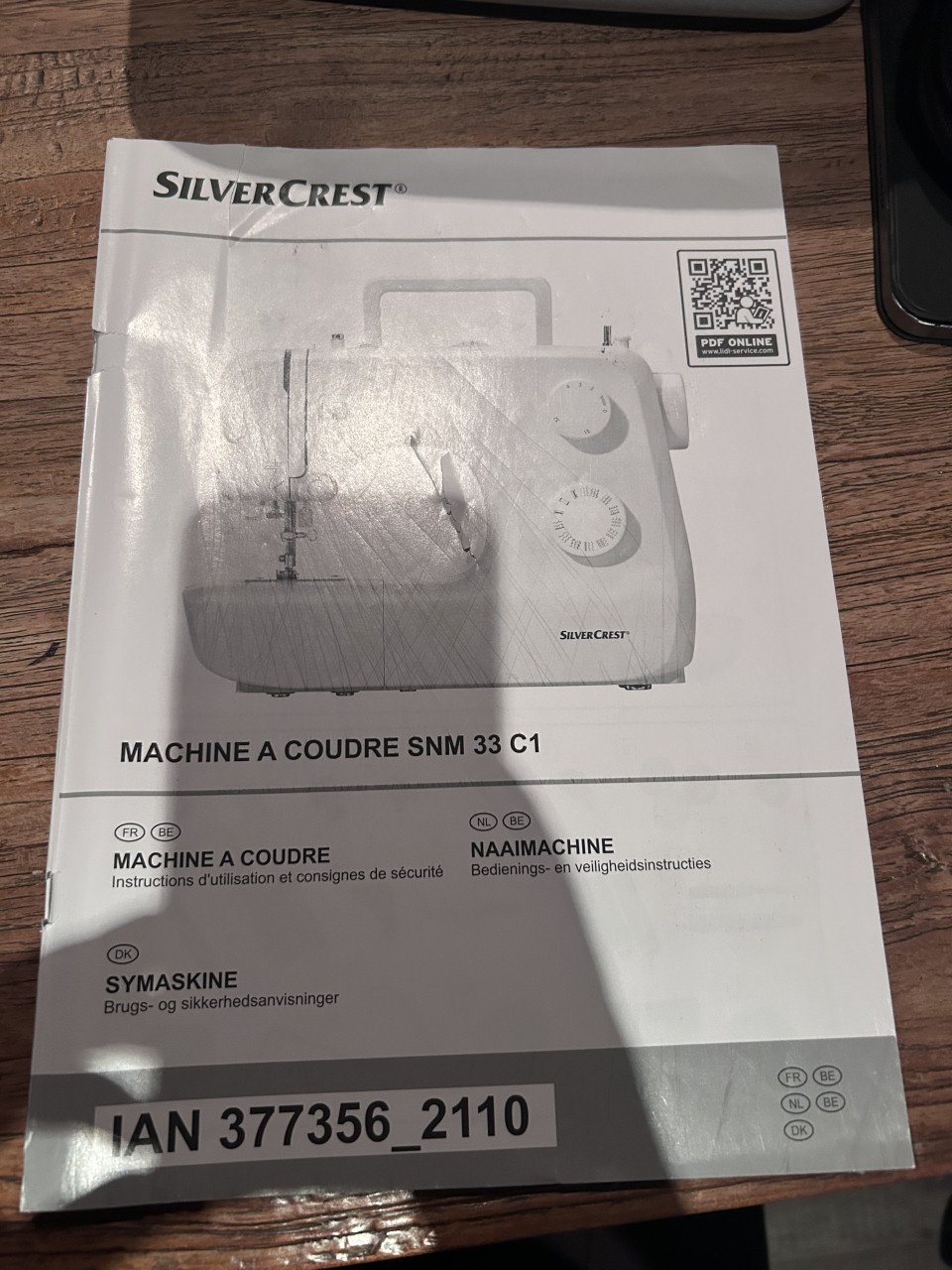 Defecte naaimachine silvercrest