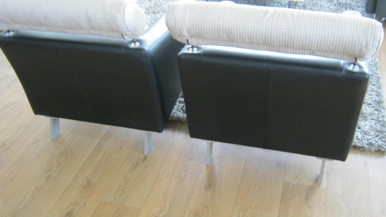 TE KOOP 2X LEOLUX LEREN FAUTEUILS VOOR 50 EURO