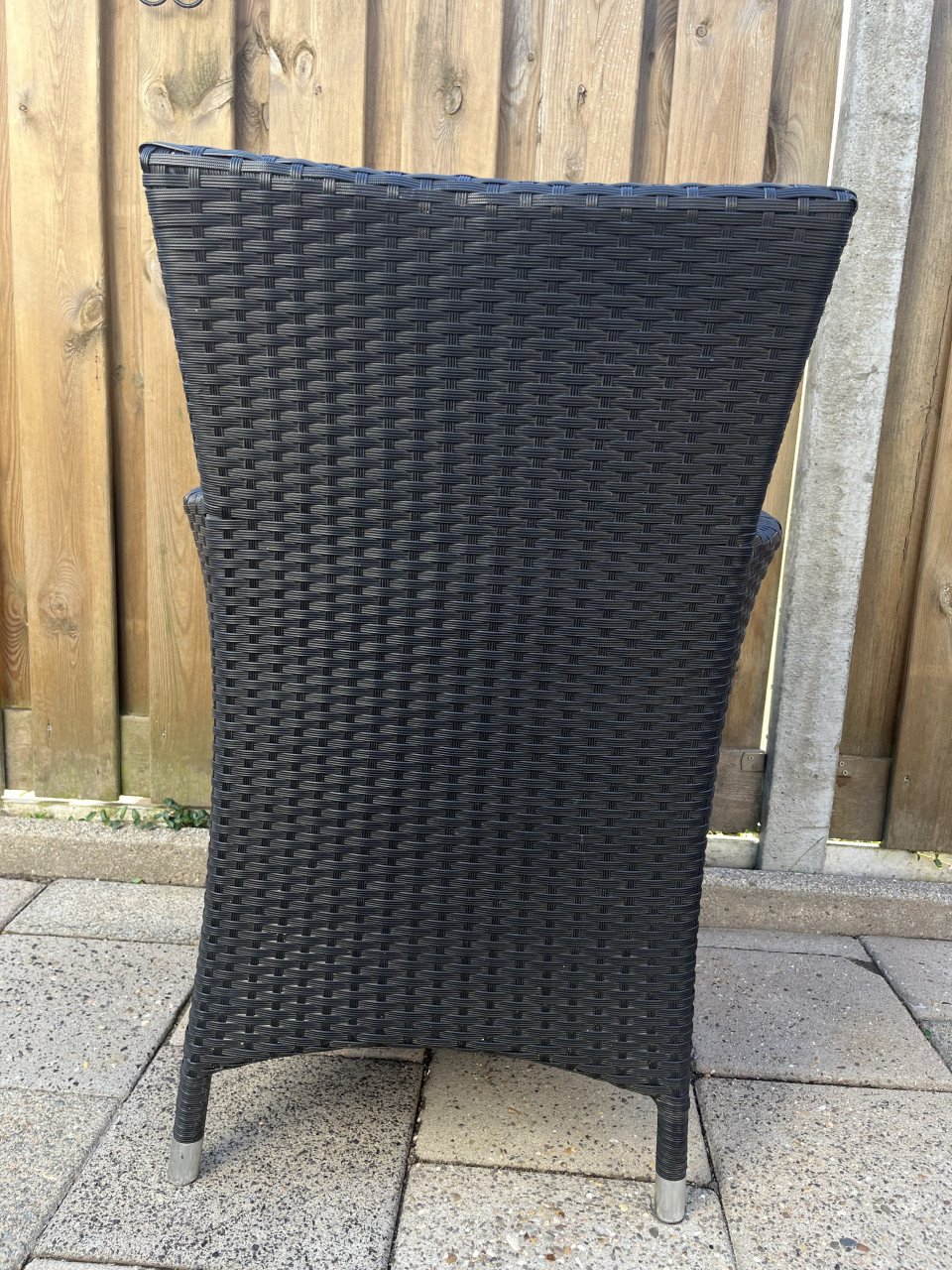 5 Zwarte stoelen