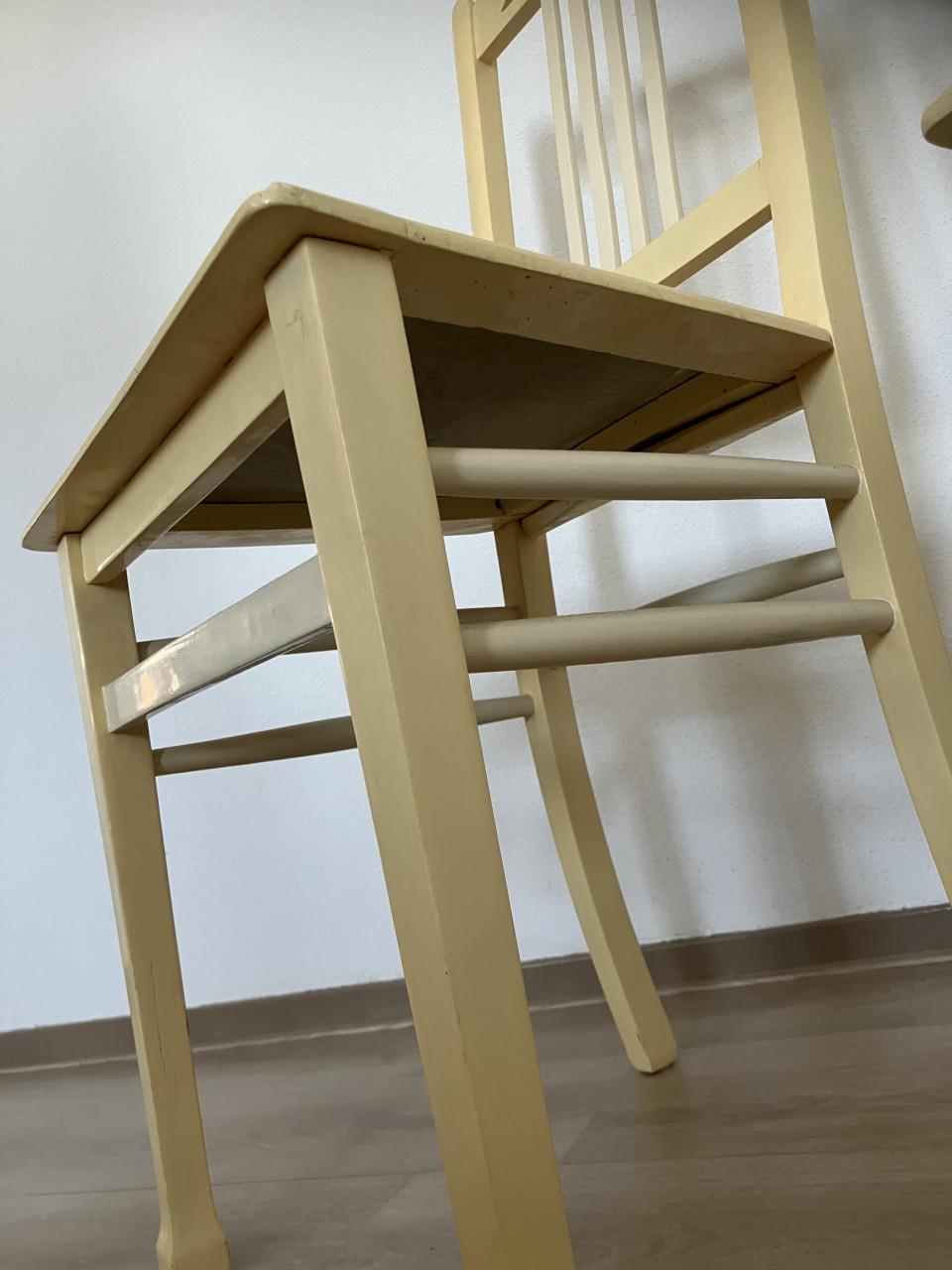 Stoel – vintage landelijk stoel 2 stuks