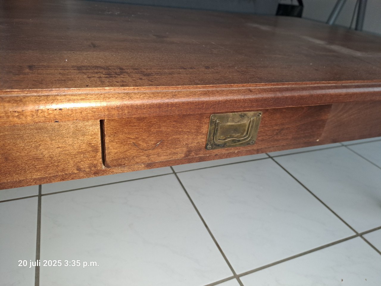 Massief houten salontafel