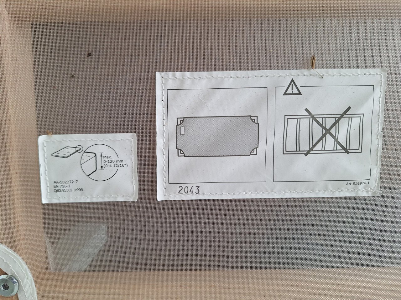 Ikea ledikant sundvik 60 x 120 wit