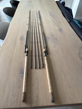 2 x unieke Drennan feeders 10-11 feet demo en nieuw