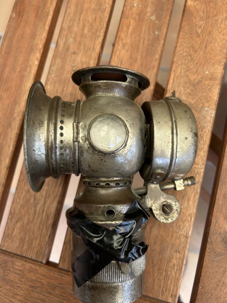 Oude fietslamp