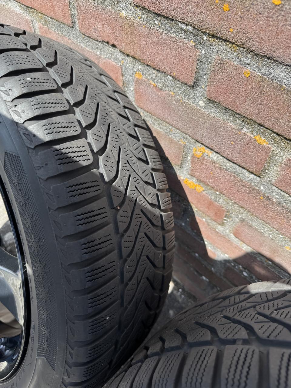 Velgen met winterbanden