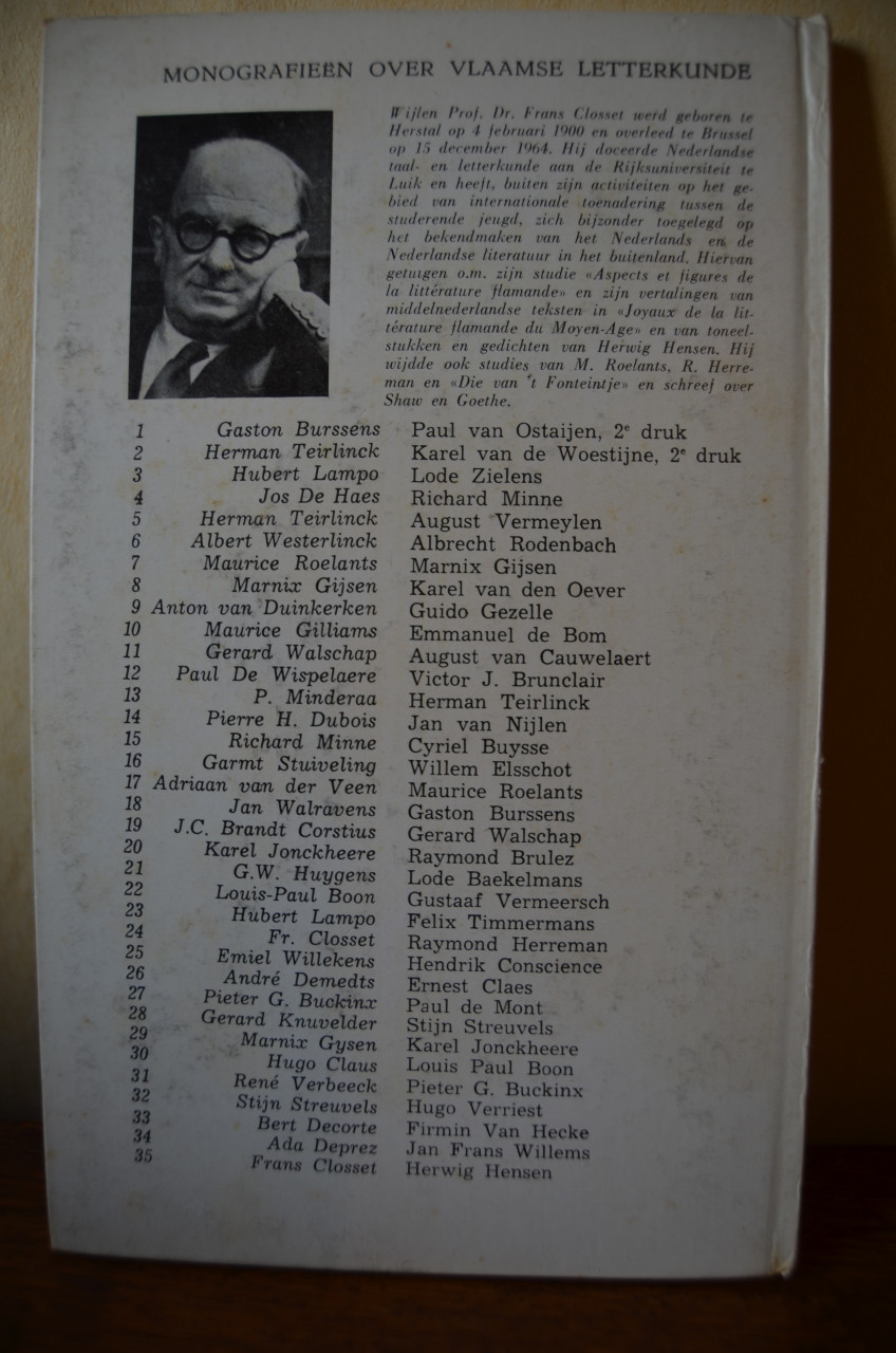 5 Monografieën Vlaamse auteurs