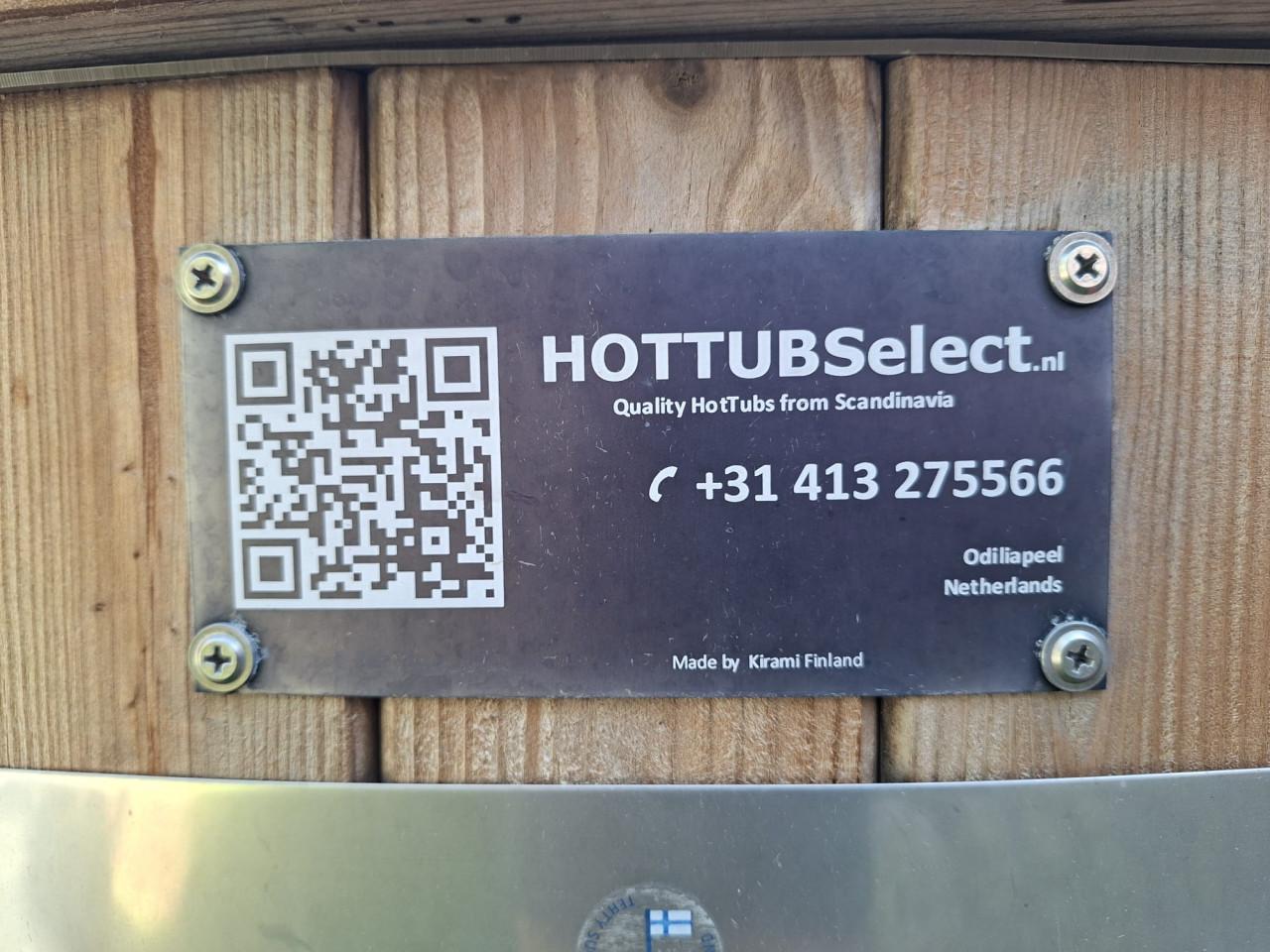 Houtgestookte hottub