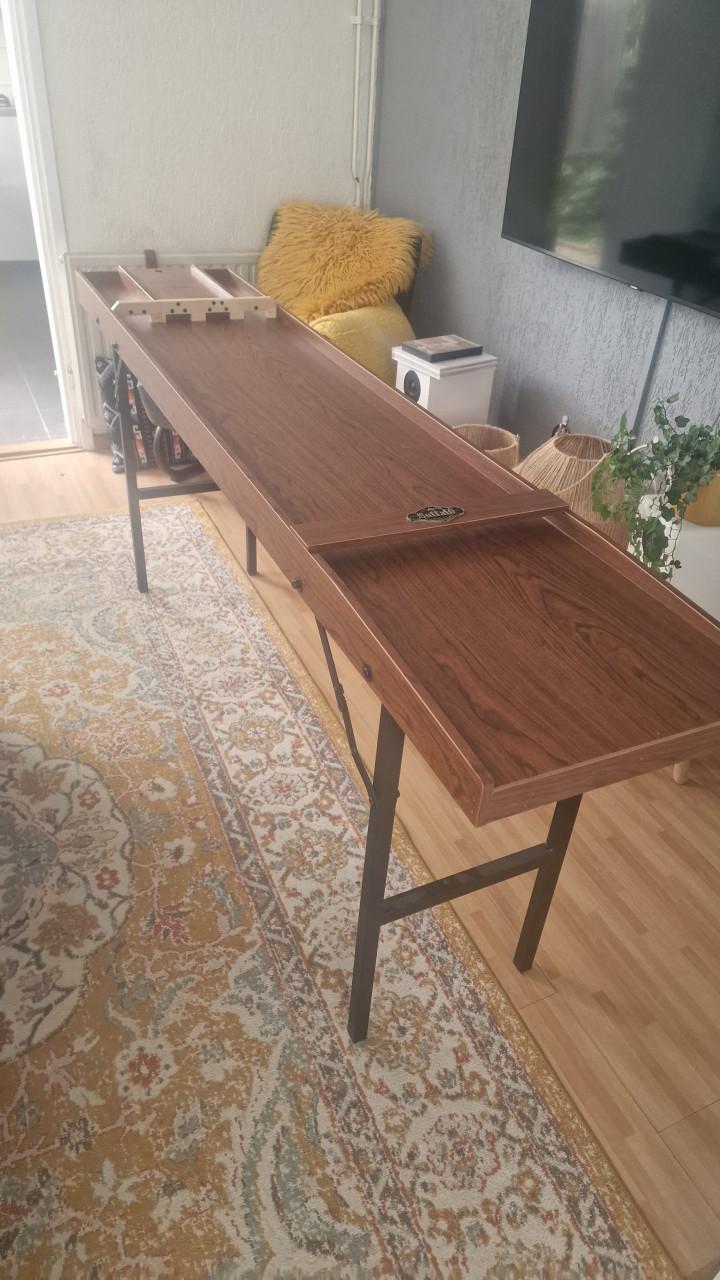 Sjoelbak met onderstel