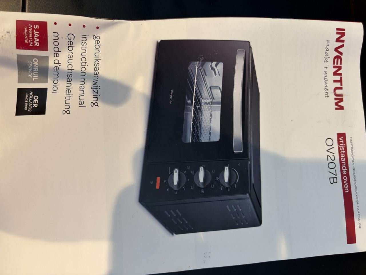 Hetelucht oven inventum