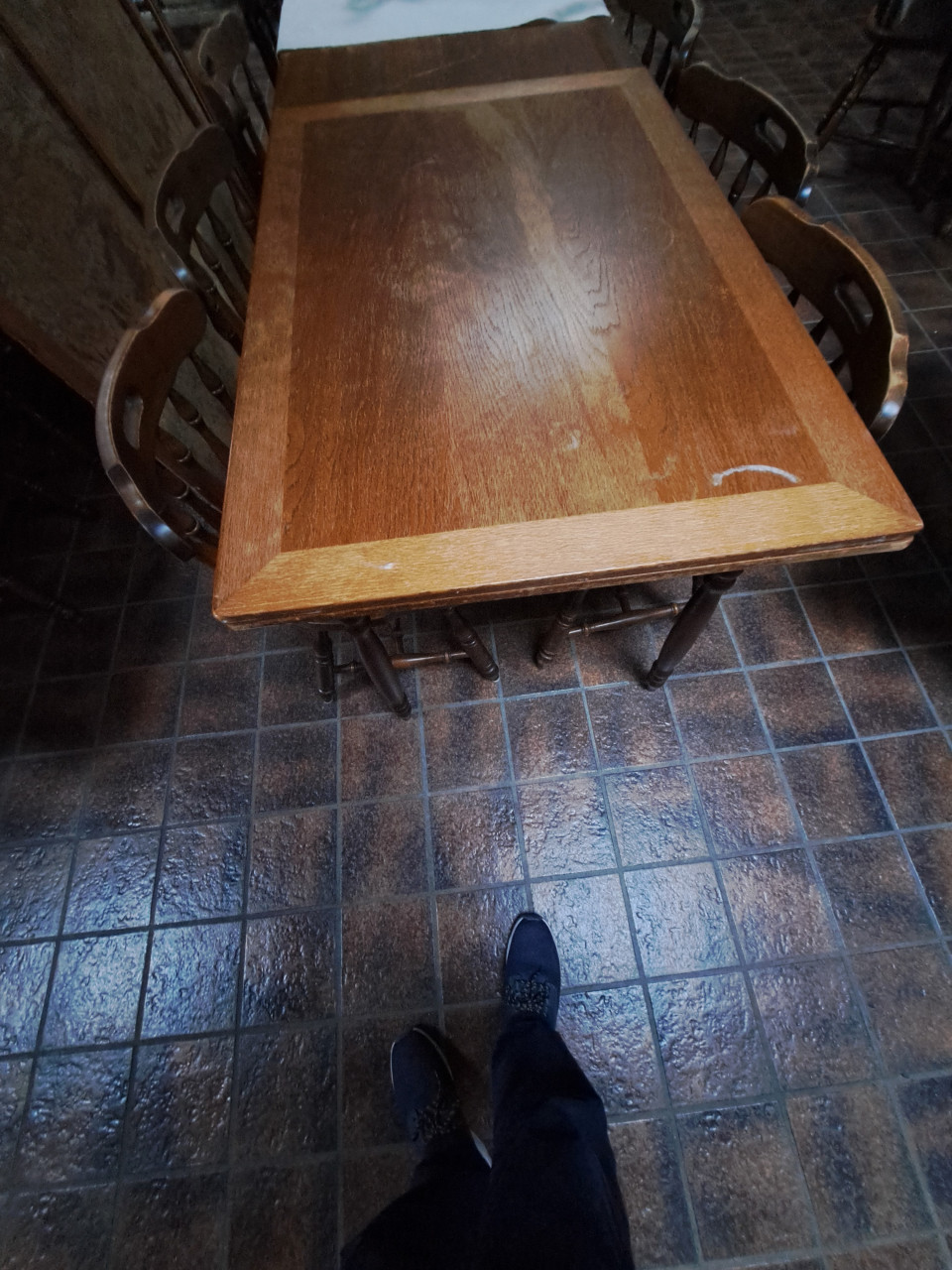Mooie eiken tafel uitschuifbaar