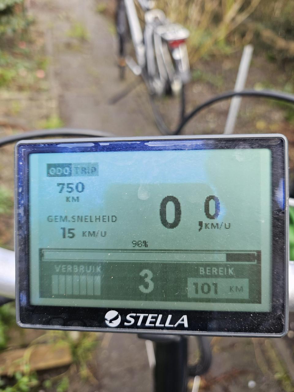 Stella Nantes lage instap e- bike maar 750 km