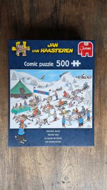 ❄️ Jan van Haasteren legpuzzel 'Rendier race' 500 stukjes.