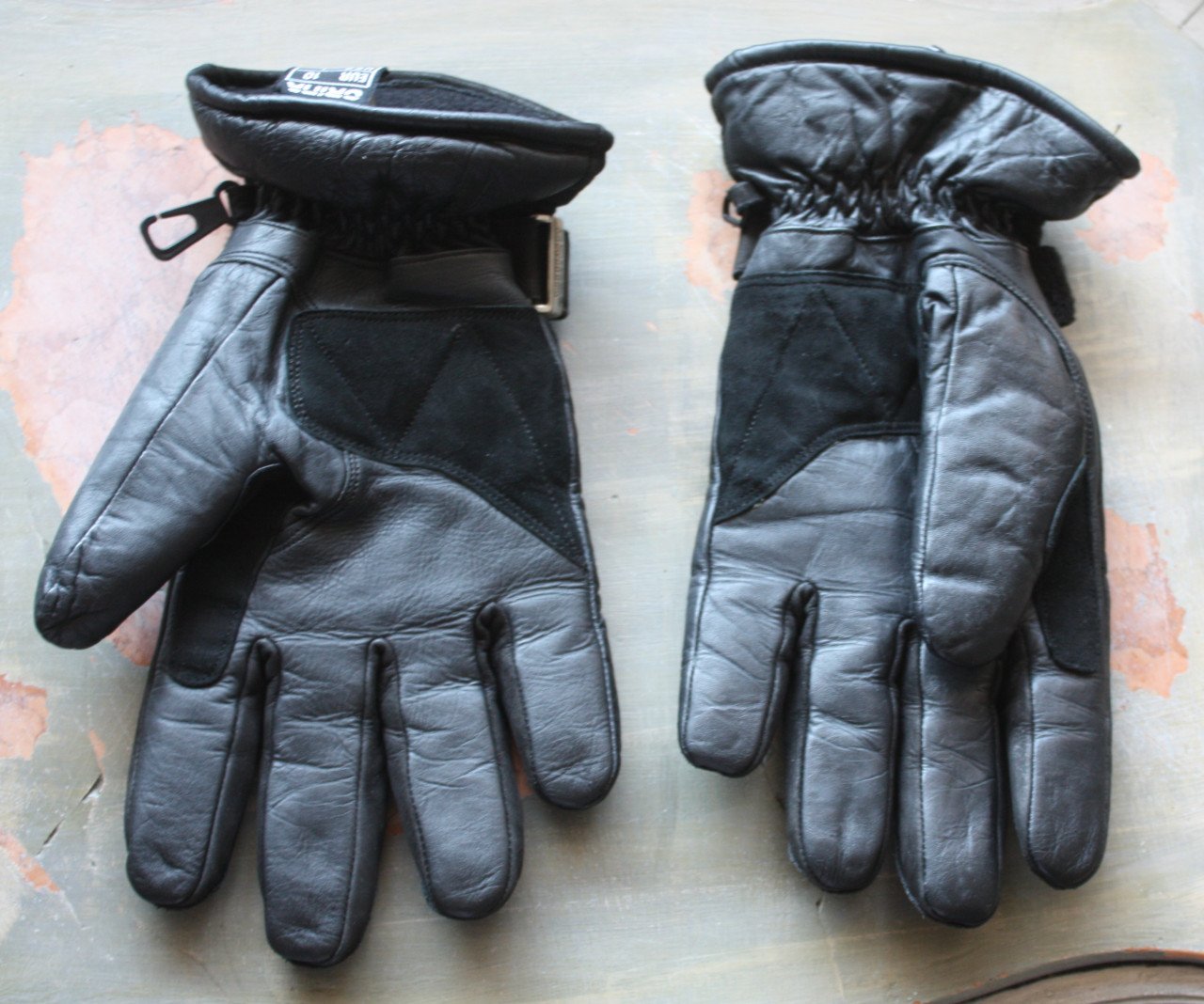 Orina lederen motorhandschoenen-EUR10-USA L