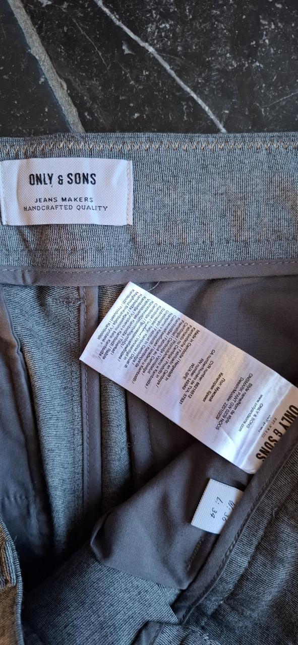 Grijze Chino van Only & Sons