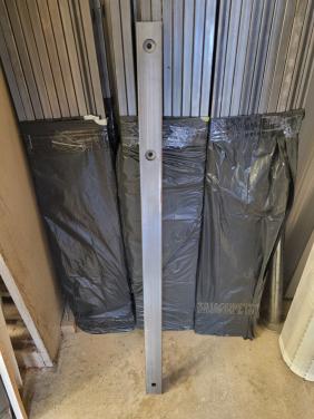 Kokerprofiel blank staal, 20x50x2 mm.