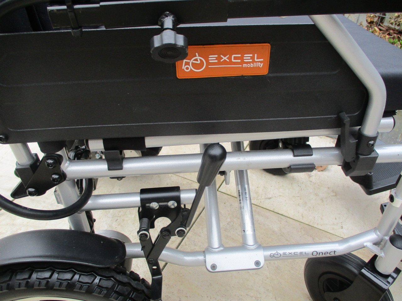 Zgan Excel Qnect opvouwbare elektrische rolstoel met joystick