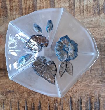 Vintage Calypso kristallen fruitschaaltje