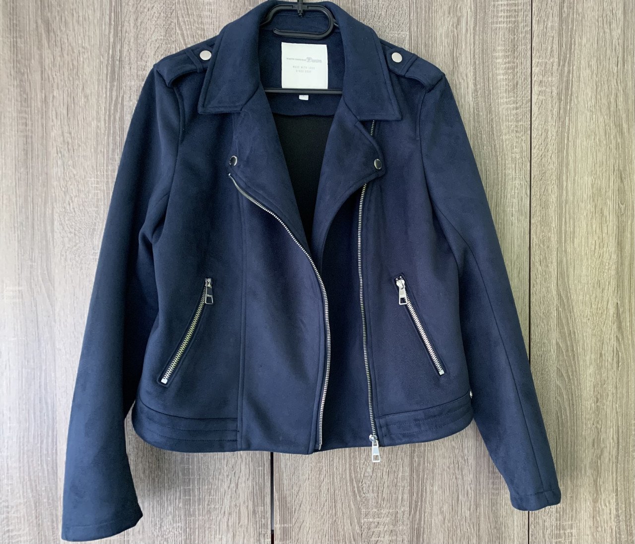 Donkerblauw jasje Tom Tailor maat L