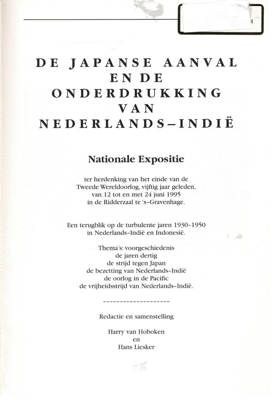 De Japanse aanval en de onderdrukking van Nederlands-Indië