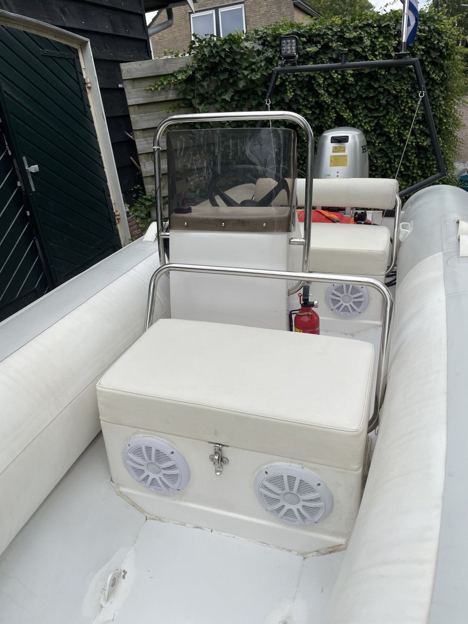 4mtr RIB allu.V-bodem +25pk Honda BB