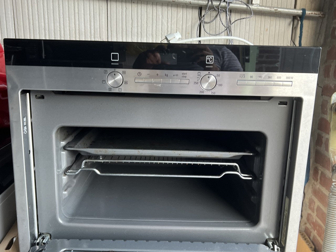 Siemens inbouw combi oven Magnetron HB84K552 60 cm.  Breed