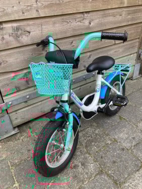 Kinderfiets 12,5 inch banden inclusief zijwieltjes