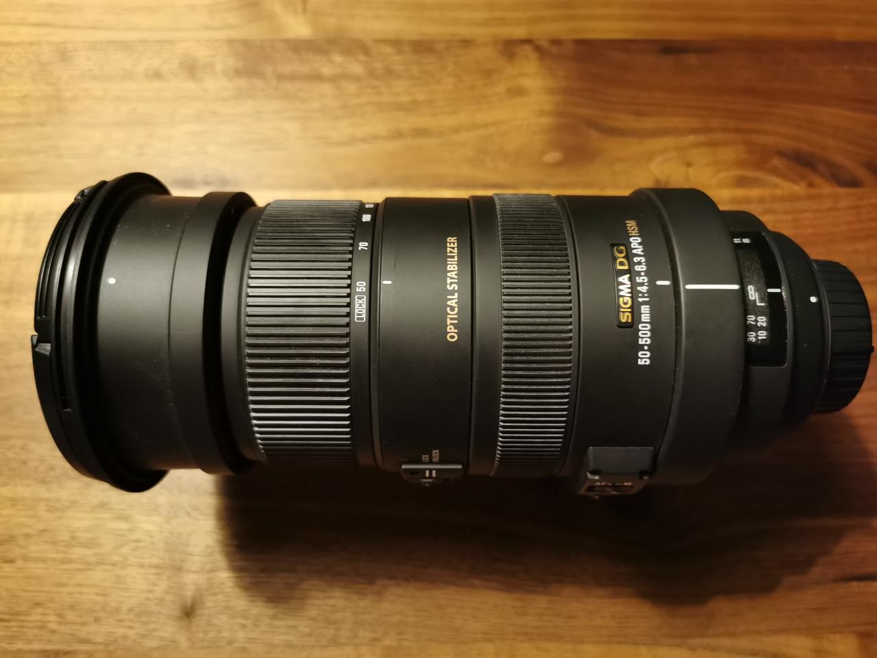 Sigma en Nikon lenzen