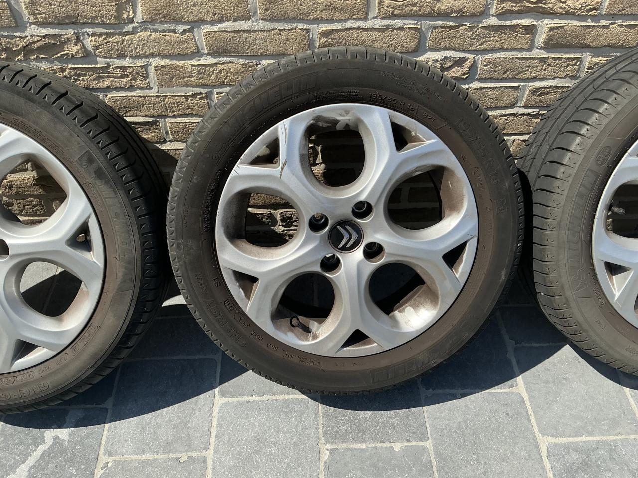 LM velgen met banden C3 Citroën origineel met Michelin banden