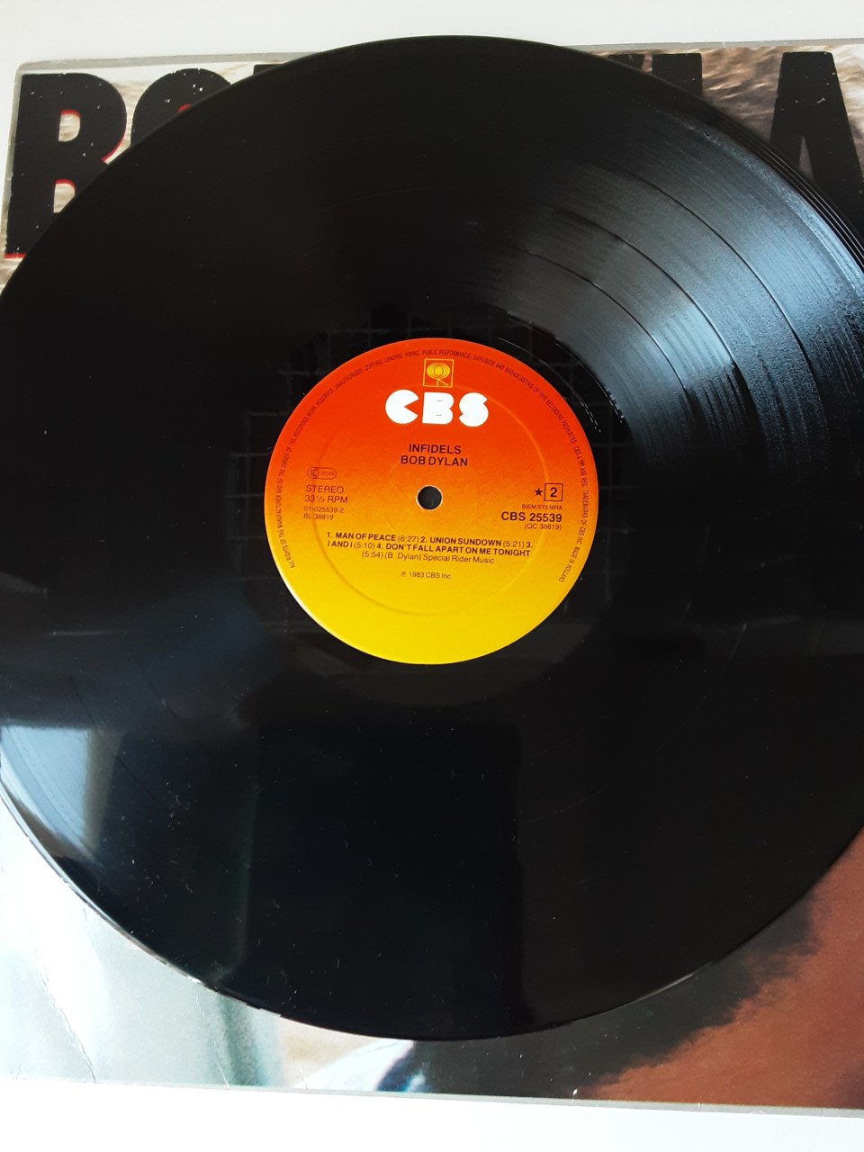 Bob Dylan LP Infidels