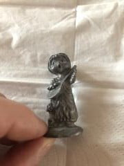 3 kleine tinnen figuurtjes