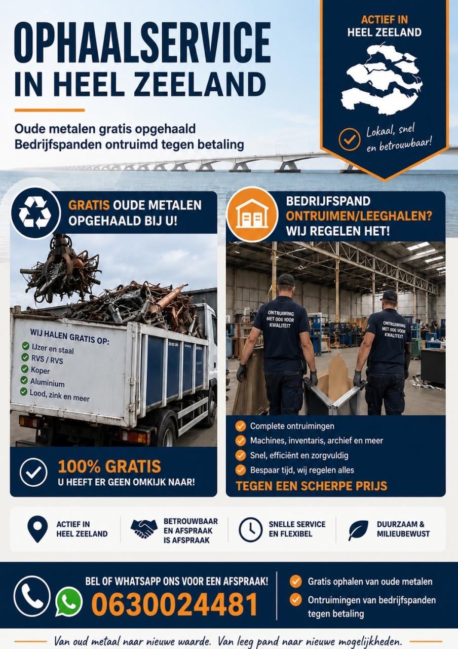 Oude metalen - ontruimingen