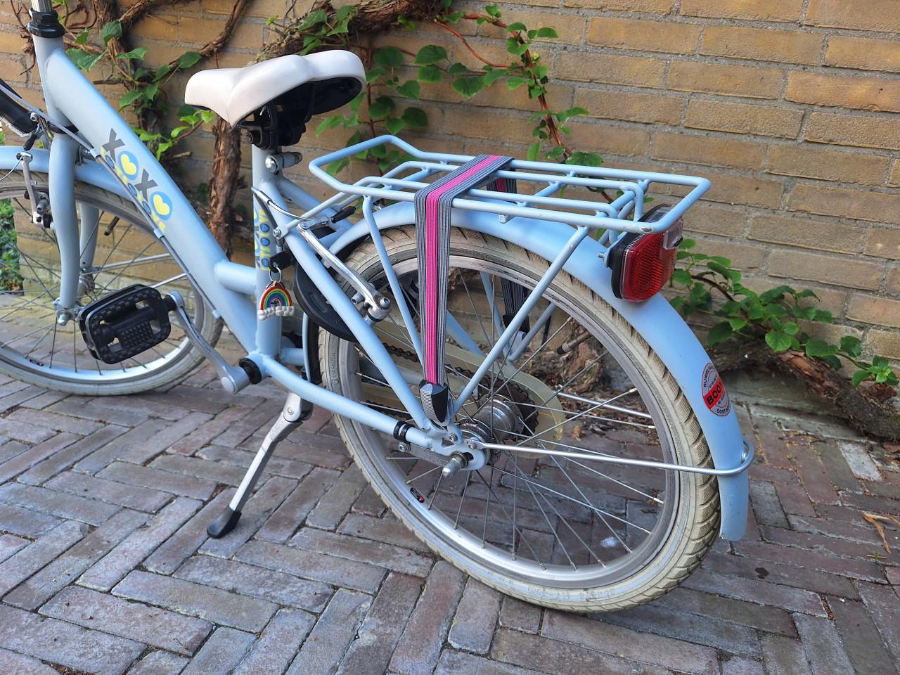 Meisjesfiets Bikefun – 22 inch – grijs/blauw