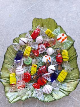 Glazen  Murano snoepjes
