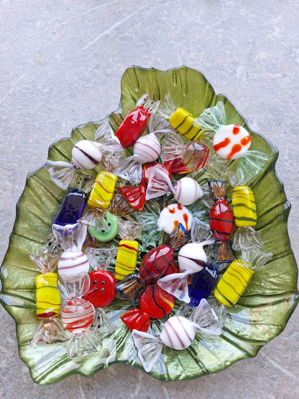Glazen  Murano snoepjes