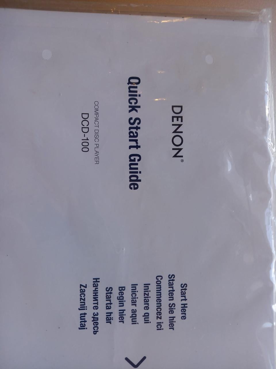 Denon CD speler, type DCD-100