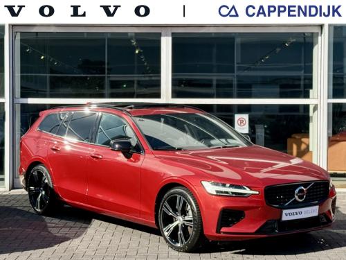 Volvo V60 t6 398pk recharge r-design| panodak| trekhaak| camera| leder| aw