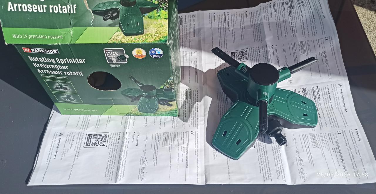 Nieuwe Parkside tuinsproeier