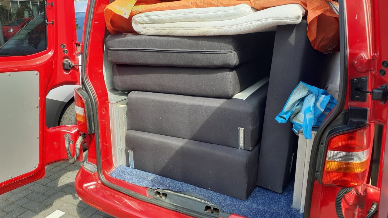 Boxspring XXI 180 x 220 cm zgan (Karlsson) 2 x stuks 90 x 220 cm..!!